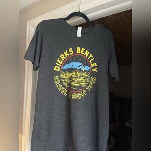 Dierks Bentley Gravel & Gold Tour Concert T-shirt